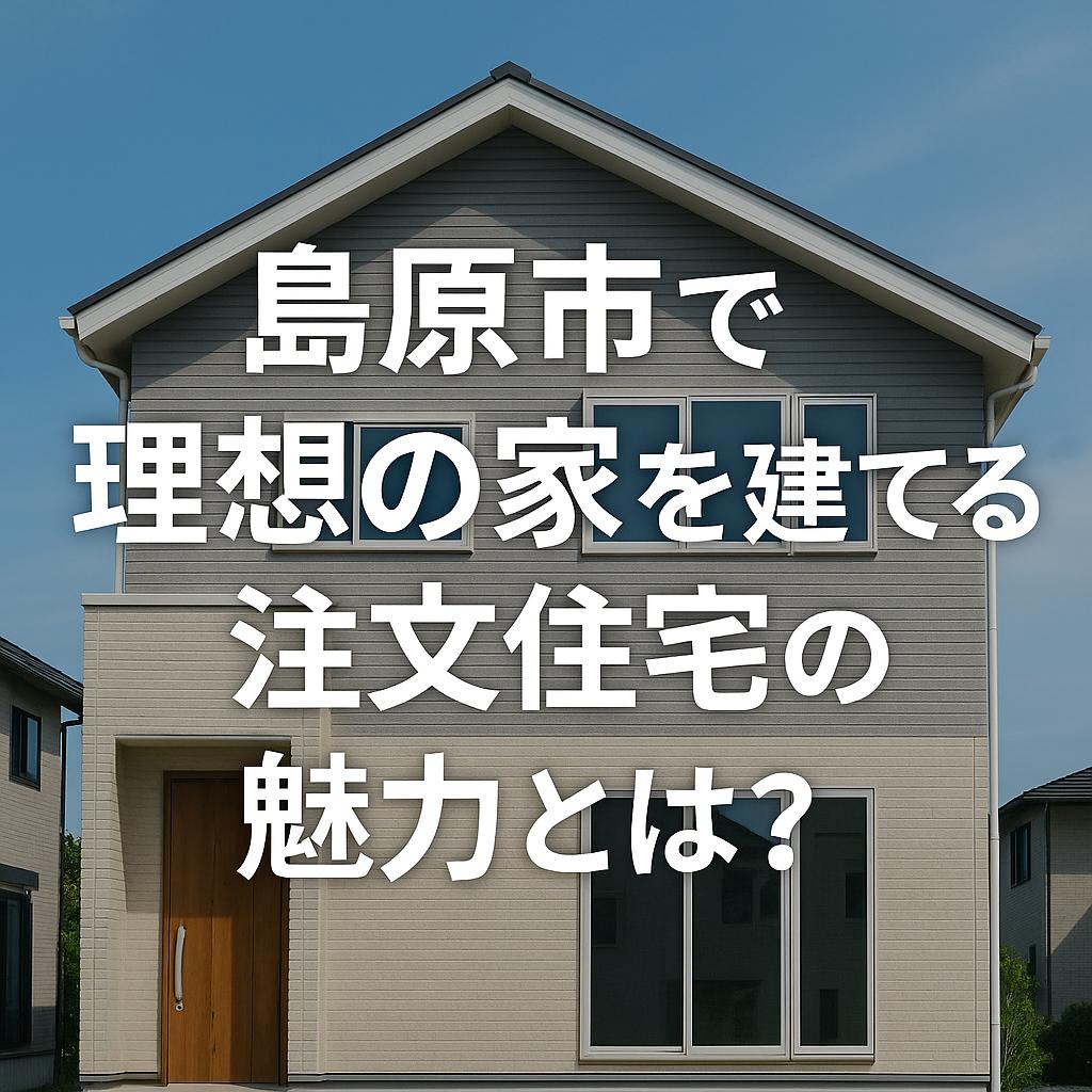 島原市で理想の家を建てる！注文住宅の魅力とは？